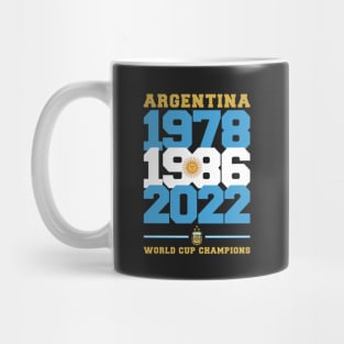 Argentina World Cup Champions Qatar 2022 Mug